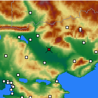 Nearby Forecast Locations - Сере - карта