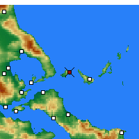 Nearby Forecast Locations - Скиатос - карта