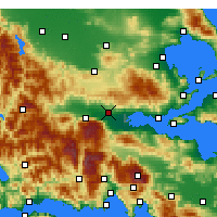 Nearby Forecast Locations - Ламия - карта