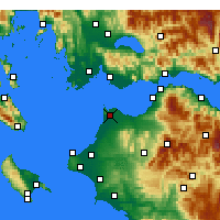 Nearby Forecast Locations - Араксос - карта