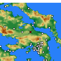 Nearby Forecast Locations - Танагра - карта