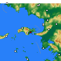 Nearby Forecast Locations - Самос - карта