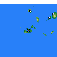Nearby Forecast Locations - Adamantas - карта