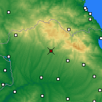 Nearby Forecast Locations - Кыркларели - карта