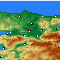 Nearby Forecast Locations - Адапазары - карта
