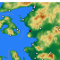 Nearby Forecast Locations - Дикили - карта