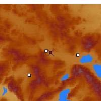 Nearby Forecast Locations - Афьонкарахисар - карта