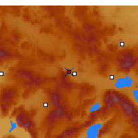 Nearby Forecast Locations - Афьонкарахисар - карта
