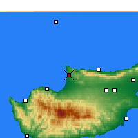 Nearby Forecast Locations - Akdeniz - карта