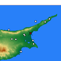 Nearby Forecast Locations - Трикомо - карта
