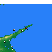 Nearby Forecast Locations - Ризокарпасон - карта