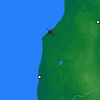 Nearby Forecast Locations - Павилоста - карта