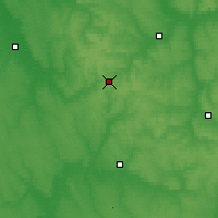 Nearby Forecast Locations - Пачелма - карта