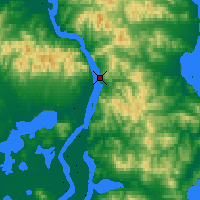 Nearby Forecast Locations - Bogorodskoe - карта