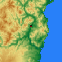 Nearby Forecast Locations - Tumnin - карта