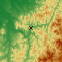 Nearby Forecast Locations - Gvasjugi - карта