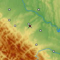 Nearby Forecast Locations - Ивано-Франковск - карта