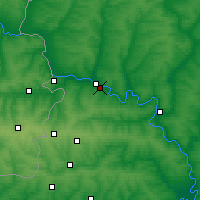 Nearby Forecast Locations - Kosonogov - карта
