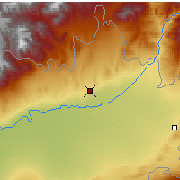 Nearby Forecast Locations - Наманган - карта