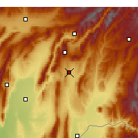 Nearby Forecast Locations - Dangara - карта