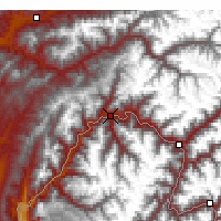 Nearby Forecast Locations - Kalaj Humo Valley - карта