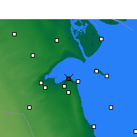 Nearby Forecast Locations - Эль-Кувейт - карта