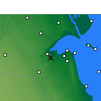 Nearby Forecast Locations - Sulaibiya - карта