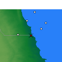 Nearby Forecast Locations - Nuwasib - карта
