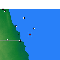 Nearby Forecast Locations - Umm-al-maradim - карта