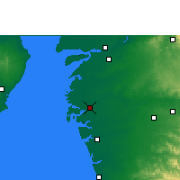 Nearby Forecast Locations - Сурат - карта