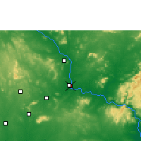 Nearby Forecast Locations - Kothagudem - карта
