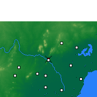 Nearby Forecast Locations - Виджаявада - карта