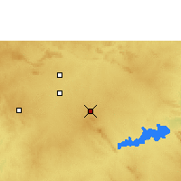 Nearby Forecast Locations - Гадаг-Бетигери - карта