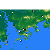 Nearby Forecast Locations - Ta Kwu Ling - карта