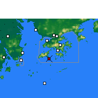 Nearby Forecast Locations - Cheung Chau - карта