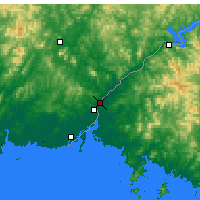 Nearby Forecast Locations - Синыйджу - карта