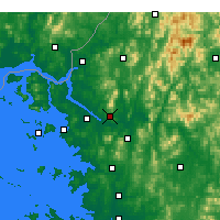 Nearby Forecast Locations - Сеул - карта