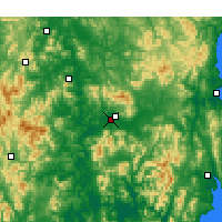 Nearby Forecast Locations - Тэгу - карта