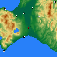 Nearby Forecast Locations - Титосе - карта