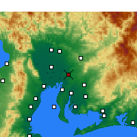 Nearby Forecast Locations - Нагоя - карта