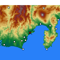 Nearby Forecast Locations - Сидзуока - карта