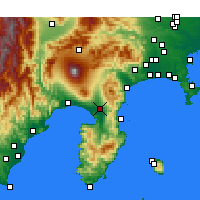 Nearby Forecast Locations - Мисима - карта
