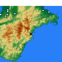Nearby Forecast Locations - Овасе - карта