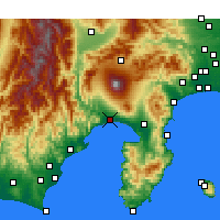 Nearby Forecast Locations - Фудзи - карта