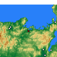 Nearby Forecast Locations - Майдзуру - карта