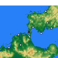 Nearby Forecast Locations - Симоносеки - карта