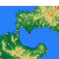 Nearby Forecast Locations - Убе - карта