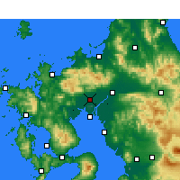 Nearby Forecast Locations - Сага - карта