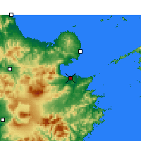 Nearby Forecast Locations - Оита - карта