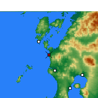 Nearby Forecast Locations - Акуне - карта